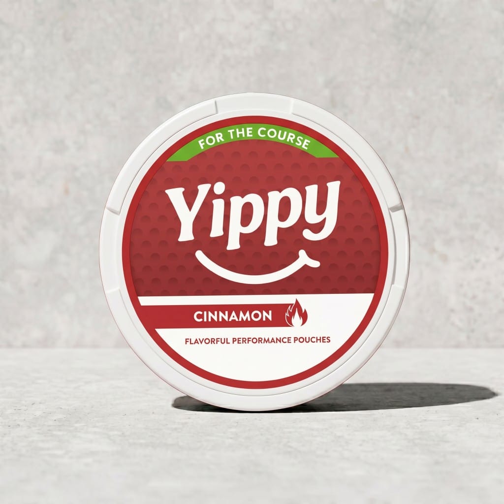 Yippy Cinnamon For The Course tin with warm spiced styling